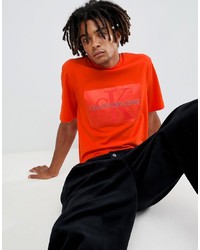 Calvin Klein Jeans T Shirt With Shiny Box Logo