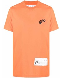 Off-White X Teenage Engineering Logo Patch Cotton T Shirt