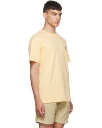 MAISON KITSUNÉ Yellow Fox Head T Shirt