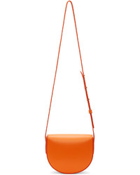 Mansur Gavriel Orange Mini Saddle Bag