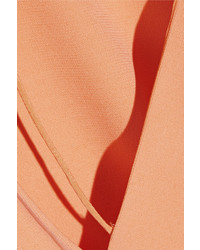 Narciso Rodriguez Cutout Crepe Dress Pastel Orange