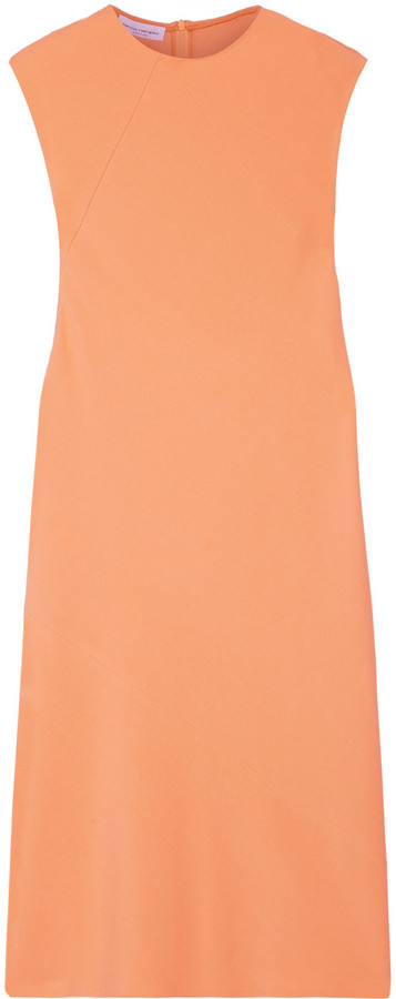 pastel orange dress