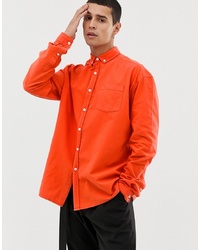 Collusion Oversized Washed Oxford Shirt