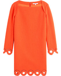 Carven Crepe Dress With Cut Out Detail