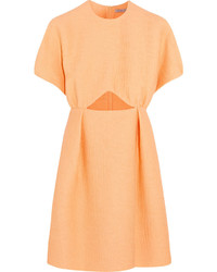 Emilia Wickstead Tinker Jacquard Mini Dress Pastel Orange