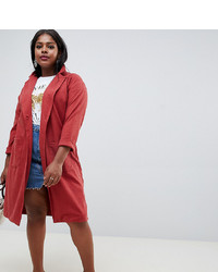 New Look Plus New Look Curve Textured Duster Coat