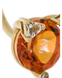 Delfina Delettrez 18kt Gold And Diamond Cat Piercing Earring