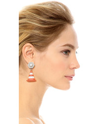 Moschino Cone Clip On Earrings