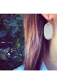 Kendra Scott Elle Earrings In Mirror Rock Crystal