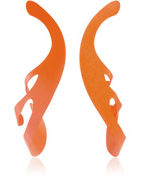 Rosie Assoulin Roxanne Assoulin For Neon Orange Hoop Earrings