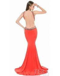 Terani Couture Corrine Open Back Prom Dress