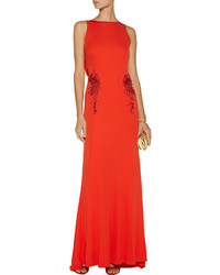 Mikl Aghal Embellished Jersey Gown
