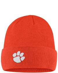 Nike Orange Clemson Tigers Logo Cuffed Knit Hat At Nordstrom