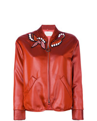 Marco De Vincenzo Embroidered Patch Bomber Jacket