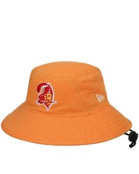 New Era Orange Tampa Bay Buccaneers Logo Bucket Hat