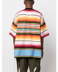 Mastermind Japan Mexican Stripe Print T Shirt