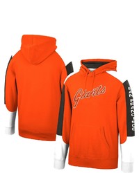 Mitchell & Ness Orange San Francisco Giants Fusion Fleece Pullover Hoodie