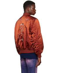 Études Orange Basquiat Edition Horizon Cassius Clay Bomber Jacket