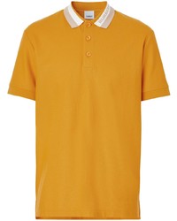 Burberry Logo Embroidered Collar Polo Shirt