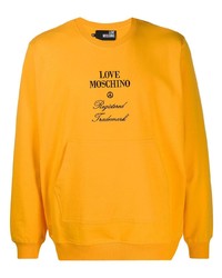 Love Moschino Embroidered Logo Sweatshirt