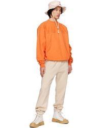 Jacquemus Orange Le Raphia Le Sweatshirt Fio Sweatshirt