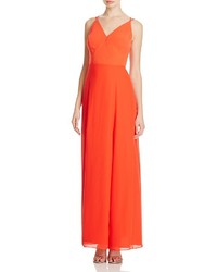 Kay Unger Double Strap Chiffon Gown