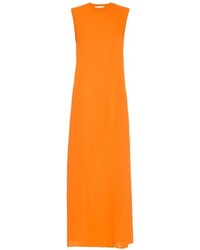 Lucas Nascito Double Layer Wrap Stretch Knit Dress