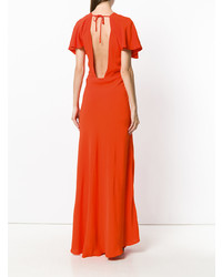 Erika Cavallini Ruched Detail Gown