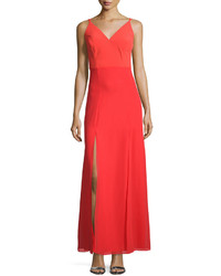 Phoebe Couture Sleeveless Double Slit A Line Gown