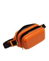 Burberry Orange Nylon Panel Bum Bag