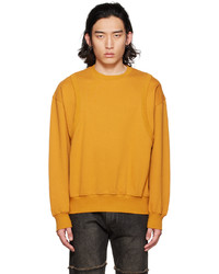DRAE Orange Embroidered Sweatshirt