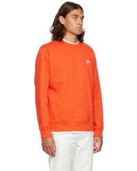Nike Orange Fleece Sportswear Club Sweatshirt
