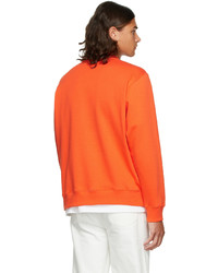 Nike Orange Fleece Sportswear Club Sweatshirt