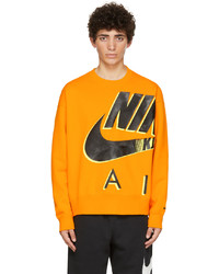 Nike Orange Kim Jones Edition Fleece Crew Nrg Sweatshirt