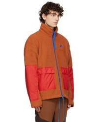 Nike Orange Sherpa Jacket