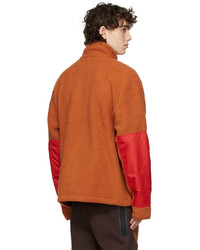 Nike Orange Sherpa Jacket