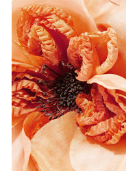 Gucci Floral Silk Brooch Orange