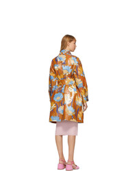 Fendi Multicolor Cotton Daisy Garden Coat