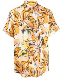 Etro Floral Print Linen Shirt