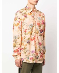 Etro Floral Print Cotton Shirt