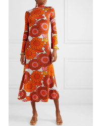 Dodo Bar Or Brigitte Floral Print Stretch Jersey Dress