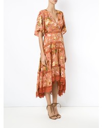 Martha Medeiros Floral Midi Dress