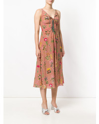 N°21 N21 Floral Embroidered Midi Dress