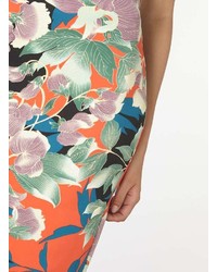 Dorothy Perkins Floral Scuba Pencil Skirt