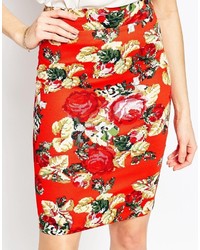 Vesper Vanessa Printed Midi Skirt