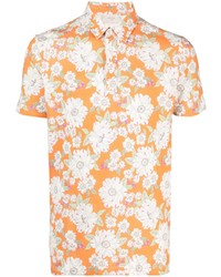 Altea Floral Print Cotton Polo Shirt