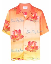 BLUE SKY INN Floral Print Shirt