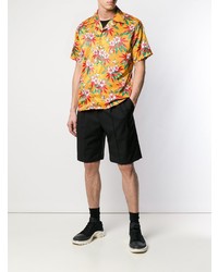 Sss World Corp Hawaiian Floral Print Shirt