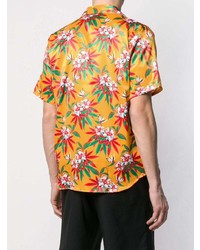 Sss World Corp Hawaiian Floral Print Shirt