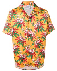 Sss World Corp Hawaiian Floral Print Shirt